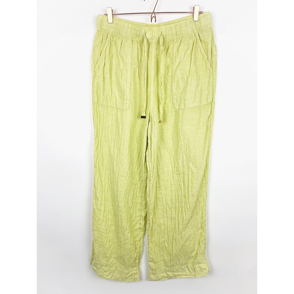Joie 100% Linen Wide Leg Drawstring Pants XL